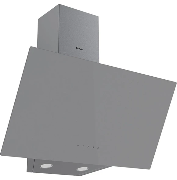 Ferre Flowart QBL63CPR-SS208-D079 7 Prog. Dijital Turbo Ankastre Set - Gri - 4