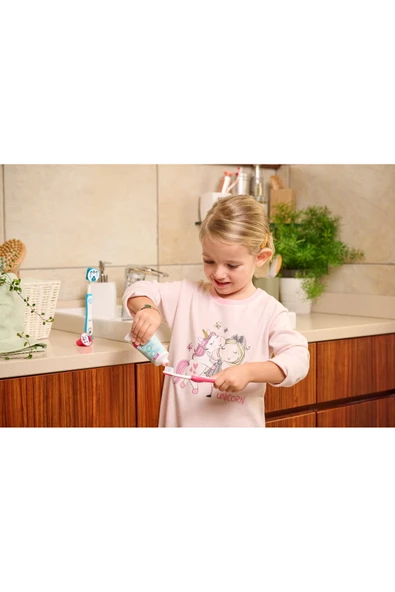 Chicco Diş Fırçası 3-6 yaş Hipo pembe - Resim 7