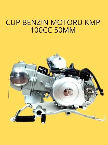 CUP BENZİN MOTORU 100cc 50mm UYUMLU KOMPLE MOTOR KMP ürün görseli 1