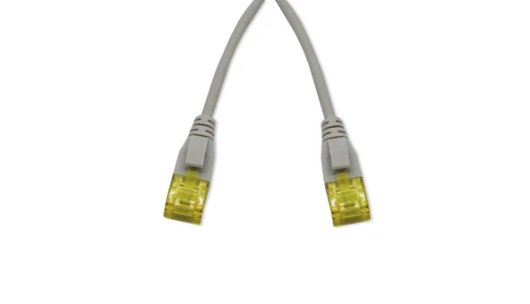 Beek CAT.6A İnce Tip Patch Kablo, U/UTP, 10 metre, AWG 28, Gri Renk, LSZH<br>Beek CAT.6A Slim Patch Cable, U/UTP, 10 met ürün görseli