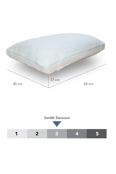 2 Adet süper klimalı yastık,pamuk kumaşlı hava kanallı yastık,1.kalıte boncuk silikon 1000 gr - Resim 2