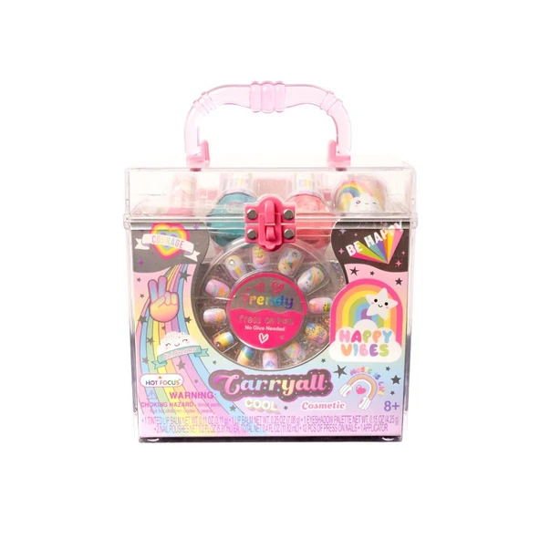 Mega Hot Focus Rainbow Taşınabilir Makyaj Çantası - Resim 2