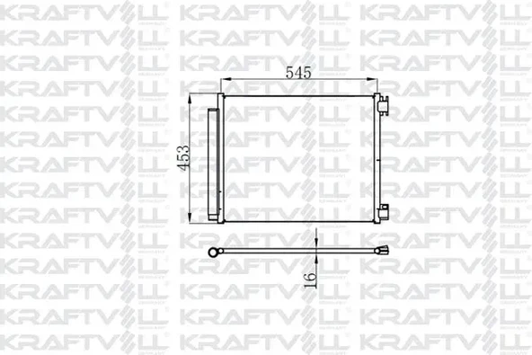 KLIMA RADYATORU RENAULT TALISMAN  MEGANE IV 1.2Tce 1.3Tce 1.5 dCI 1.6 SCe 1.6 dCI ürün görseli 1