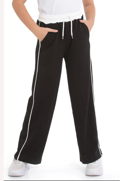 Kız Çocuk Eşofman Alt 7-14 Yaş Double Face Kumaş 12344 - Resim 6