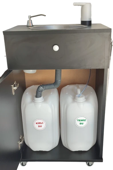 Seyyar Lavabo L20 Siyah - Resim 2