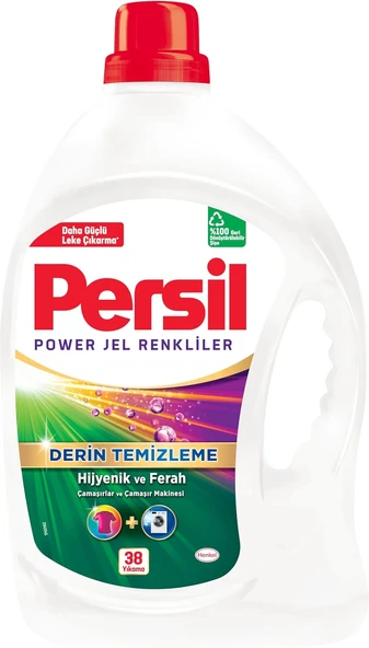 Persil Sıvı Çamaşır Deterjanı Jel Color 38 Wl, Renkliler 38 Yıkama ürün görseli 1