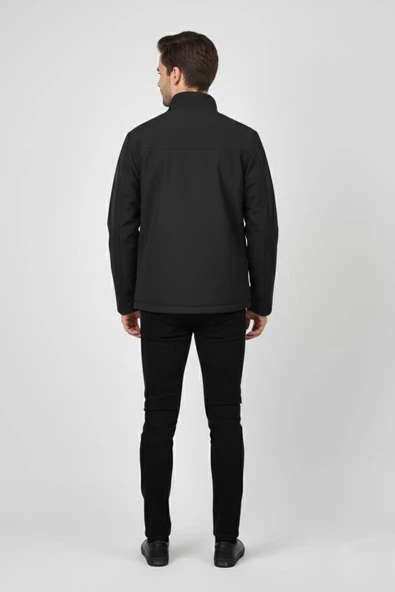 Erkek Hakim Yaka İçi Polarlı Spor Mont 99546 BGL-ST04879 - Resim 11