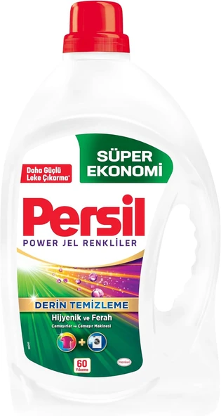 Persil Jel Çamaşır Deterjan Renkli 60 Yıkama, Renkliler 60 Yıkama ürün görseli
