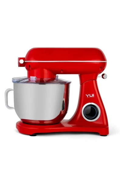 M122 1800 W 6 Litre Alüminyum Döküm Hamur Makinesi Stand Mikser Kırmızı - 2