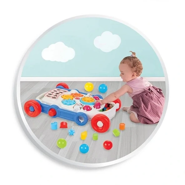 Happy İlk Adım Arabası Mavi - Resim 3