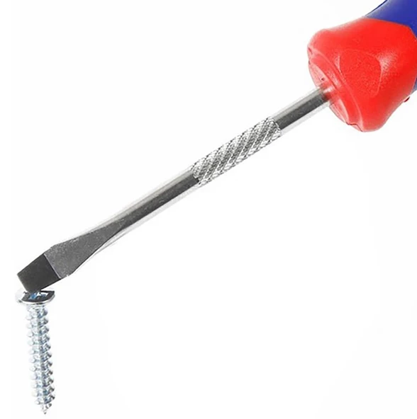 WORKPRO WP221016 5.5x100mm CR-V Manyetik Profesyonel Düz Tornavida - 3