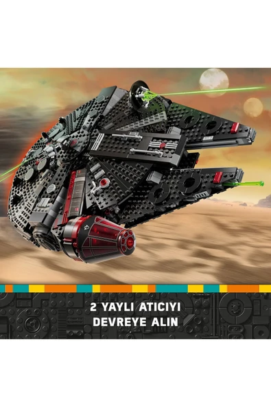 ® Star Wars™ Karanlık Falcon 75389 - 10+ Yaratıcı Oyuncak Yapım Seti (1579Parça) - 6