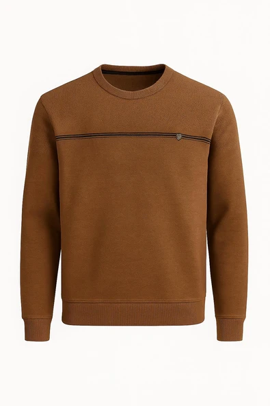 Gewer Uzun Kol Sıfır Yaka Erkek Selanik -7444 - 5