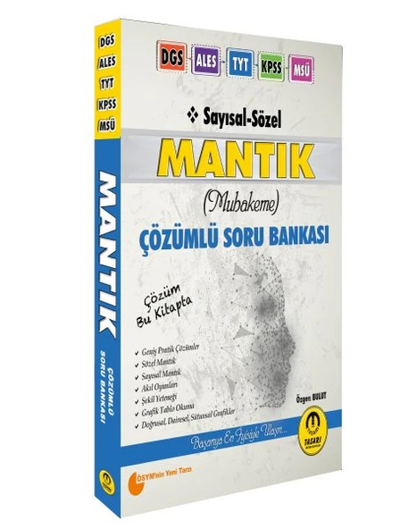 Tasarı Sayısal Sözel Mantık Çözümlü Soru Bankası ürün görseli