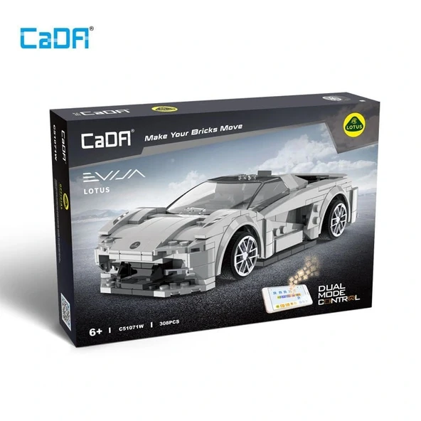 C51071W CADA LOTUS YARIŞ ARABASI 308 PARÇA BLOCK OYUNCAK - Resim 4