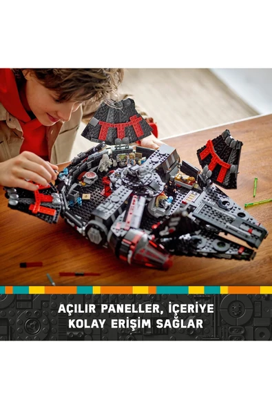 ® Star Wars™ Karanlık Falcon 75389 - 10+ Yaratıcı Oyuncak Yapım Seti (1579Parça) - 8