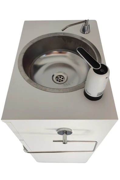 Seyyar Lavabo L20 Beyaz - Resim 7