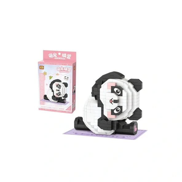 LZ-8802 SPORCU PANDA 380 PARÇA BLOCK OYUNCAK ürün görseli 1