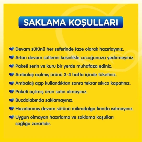 Bebelac 1200GR (800GR+400GR) No:4 Devam Sütü (1+ Yaş) Avantaj Pk (4 Lü Set) - Resim 10