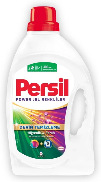 Persil Power Jel Color Derin Temizleme Plus 26 Yıkama Renkliler için Sıvı Çamaşır Deterjanı (1 x 1690 ml) ürün görseli 1