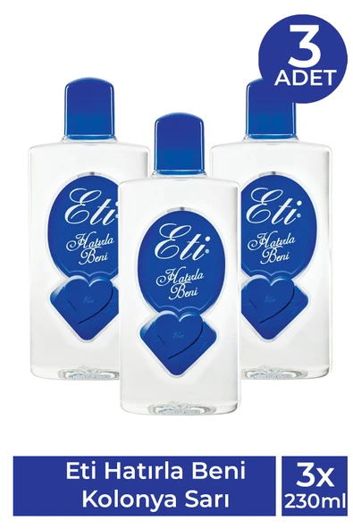 Eti Hatırla Beni Kolonya Blue 230 ml 3 Adet ürün görseli 1