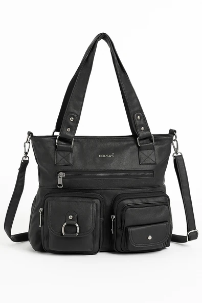 Bolsas Kadın Omuz Çanta Siyah 1035 ürün görseli 1