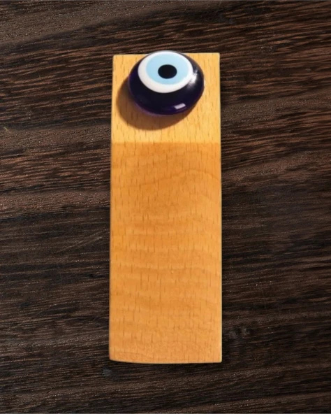 Kapı Stoperi, Kapı Tutucu, Kapı Takozu, Kaydırmaz Aparatlı Nazar Boncuklu 4 Adet - 2