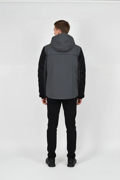 Erkek Kapüşonlu Spor Mont Regular Fit 3331 BGL-ST04899 - Resim 6