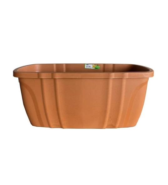 SY-5710 Opal Balkon Küpeşte Saksı 15 Litre Kiremit 4 Adet - Resim 3