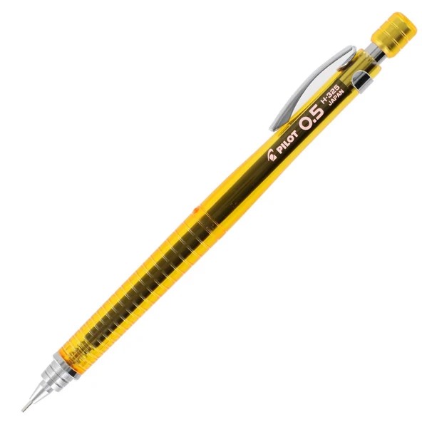 Pilot H325 0.5mm Mekanik Kurşun Kalem Şefaf Sarı - Resim 1