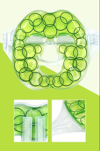 Yüz Maske Soğuk Sıcak Jel Yüz Maskesi Buz Sıcak Press Anti Stres