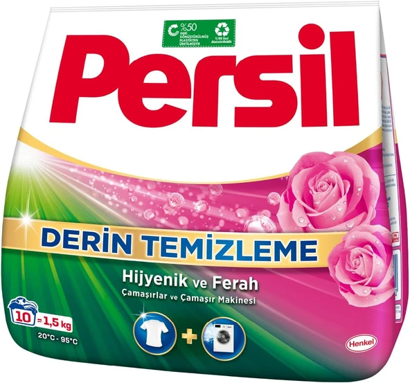 Persil Toz Çamaşır Deterjanı 1,5 kg 10 Yıkama Gülün Büyüsü, Gülün Büyüsü 1.5kg ürün görseli