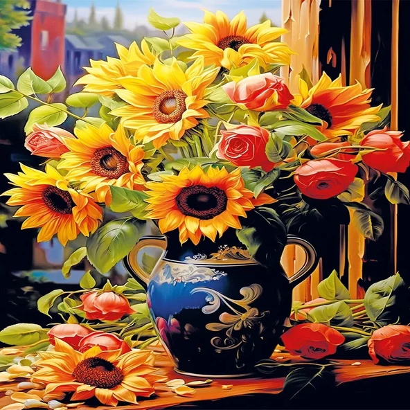 20087 PUZZLE 500 SORİNG BY THE WİNDOW - Resim 2