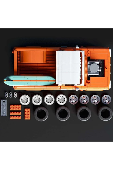 Brick Shop™ Hot Wheels® Elite Serisi - Custom '62 Chevy Pickup 858 Parça koleksiyoncular için JFT20 - 4