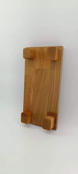 21x10 Cm Küçük Boy, Dekoratif Ahşap, Çok Amaçlı, Servis, Bardak, Kahve Fincanı, Baharatlık Altlığı - 4