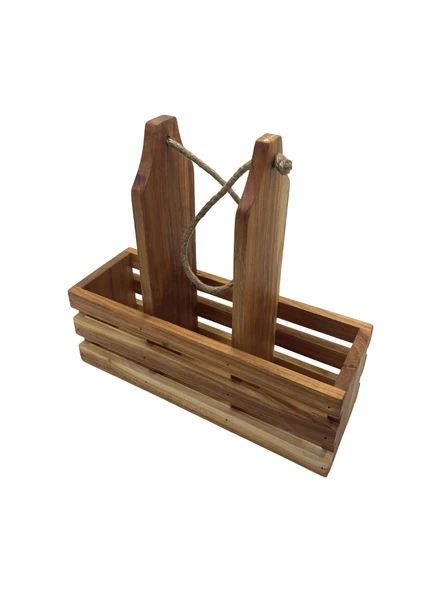 Ahşap Doğal 3Lü 2+1 Set Yağdanlık ve Sosluk Takımı(SET)(KİRAZ) Ahşap Rengi 5 SET - Resim 6