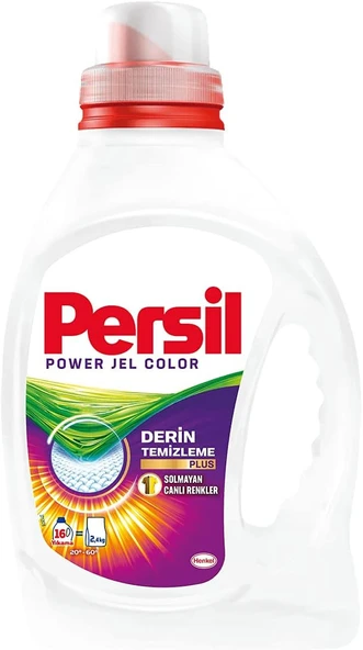 Persil Power Jel Color Derin Temizleme Plus 16 Yıkama Renkliler için Sıvı Çamaşır Deterjanı (1 x 1040 ml) ürün görseli 1