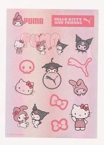 Puma Carina 3.0 Hello Kitty 2 PS 403395-01 Ortopedik Çocuk Spor Ayakkabı - Resim 7