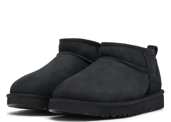 UGG Classic Ultra Mini Boot Black (W) - Resim 3