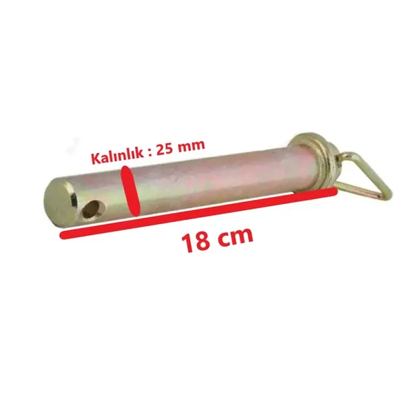 Tarım Makina Çeki Pimi-Çeki Demiri 18 cm-25 mm-2 Adet - Resim 2