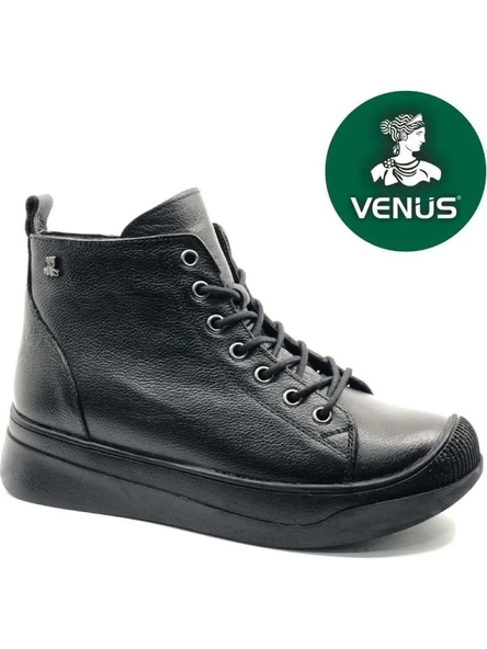 VENÜS 2551723K KALIN TABAN KADIN DERİ BOT - Resim 2