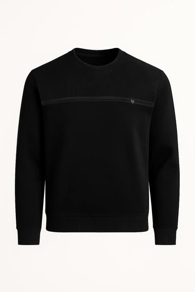 Gewer Uzun Kol Sıfır Yaka Erkek Selanik -7444 - 2