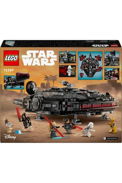 ® Star Wars™ Karanlık Falcon 75389 - 10+ Yaratıcı Oyuncak Yapım Seti (1579Parça) - 4