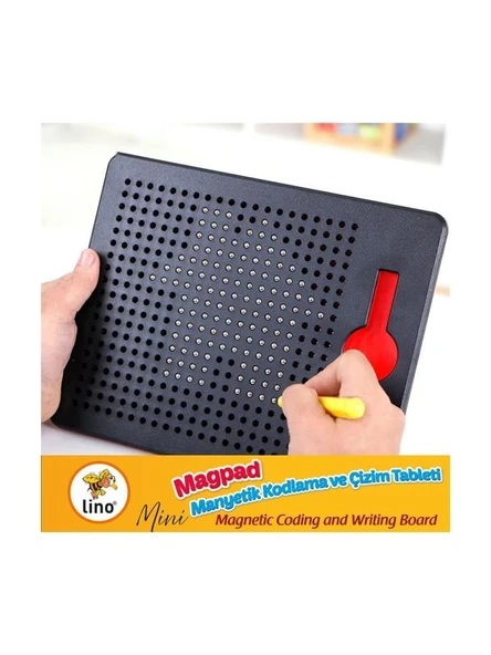 Lino Mini Manyetik Kodlama ve Yaratıcı Çizim Tableti MP-100 - Resim 3