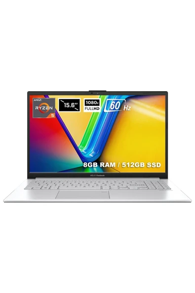Vivobook Go 15 E1504FA-BQ1741 AMD R5-7520U 8GB LPDDR5 512GB SSD 15.6″ Full HD 60Hz FreeDos