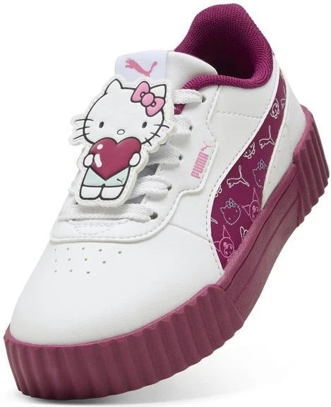 Puma Carina 3.0 Hello Kitty 2 PS 403395-01 Ortopedik Çocuk Spor Ayakkabı - Resim 3