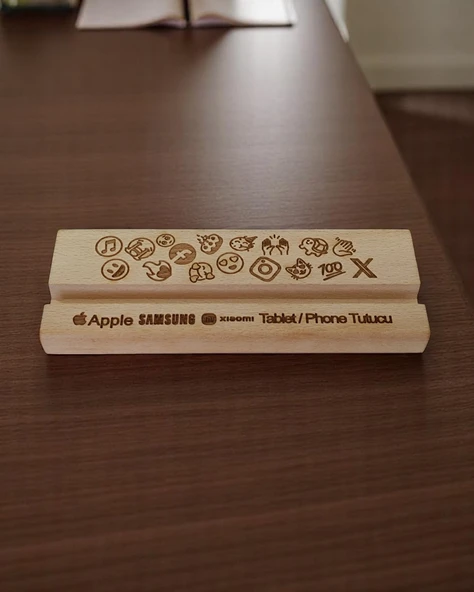 1 Adet Telefon Ve Tablet Tutucu, Emoji Desenli - 2