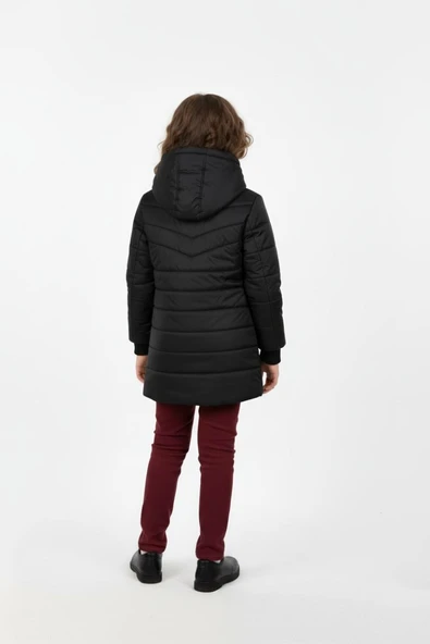 Kız Çocuk Kapüşonlu Mont BGL-ST04886 - Resim 10