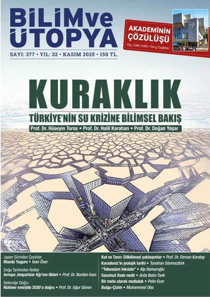 Bilim ve Ütopya Dergi 377.Sayı Kasım 2025 ürün görseli