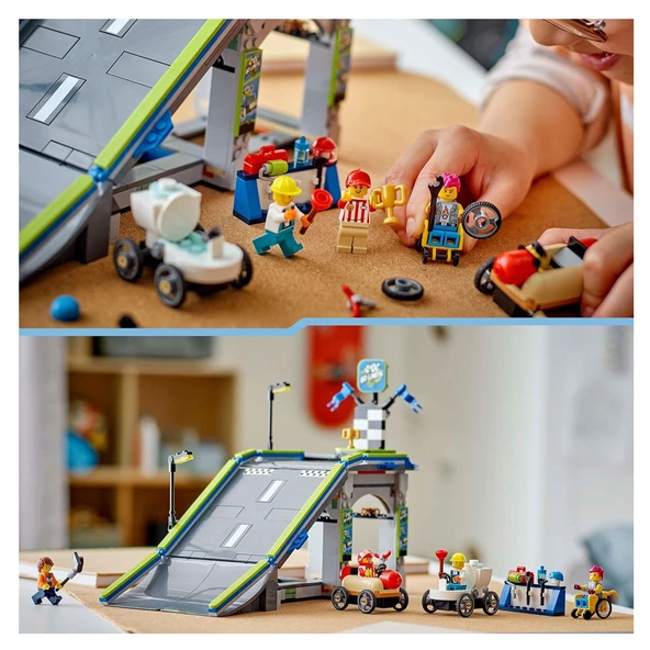 LEGO® City Senin Kuralların: Yarış Arabası Rampa Parçası - 60460 - Resim 4